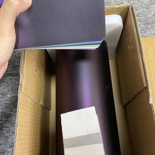 Ultra Matte Metallic Black Purple Car Vinyl Wrap reviewed by