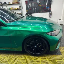 Best Gloss Metallic Isle Of Man Green Car Vinyl Wrap review First 03