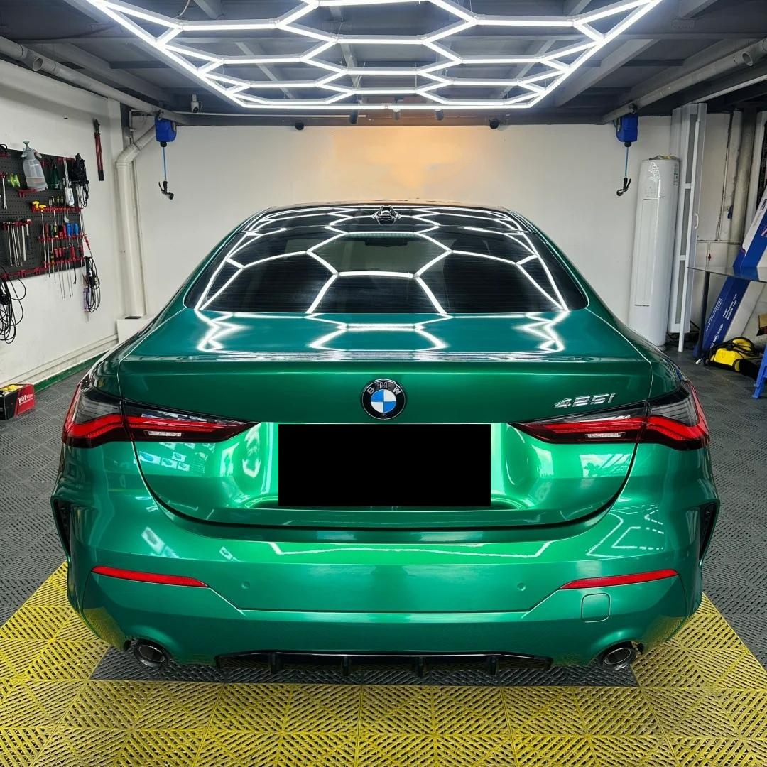 Best Gloss Metallic Isle Of Man Green Car Vinyl Wrap review First 03