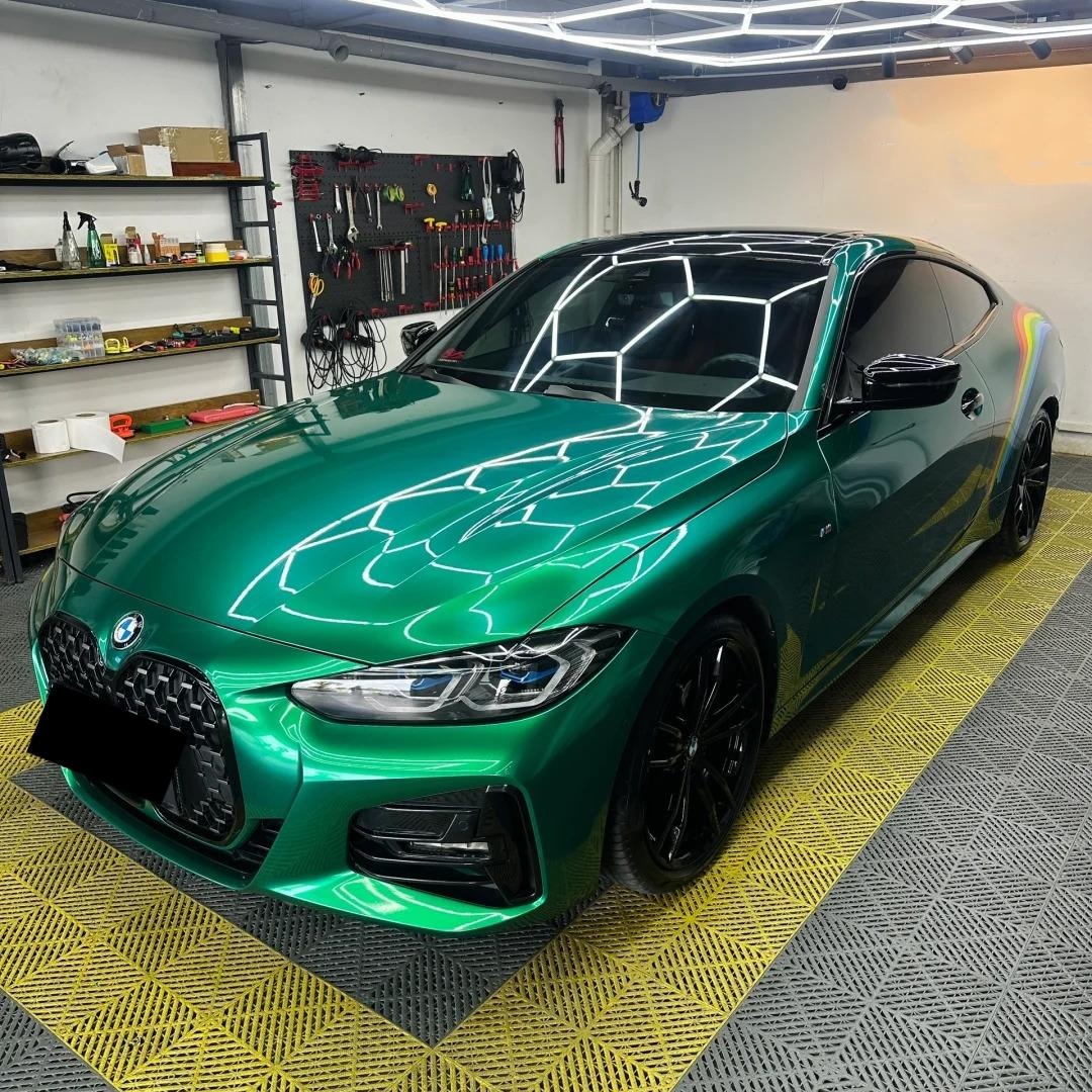Best Gloss Metallic Isle Of Man Green Car Vinyl Wrap review First 00
