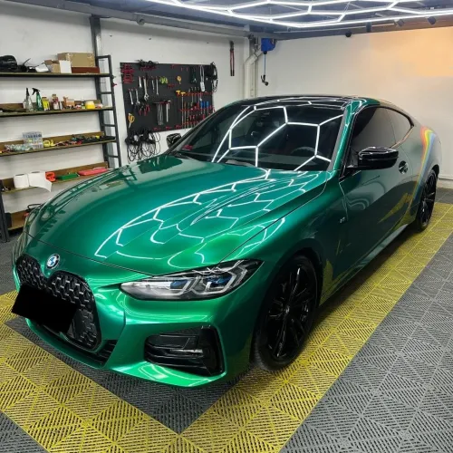 Best Gloss Metallic Isle Of Man Green Car Vinyl Wrap review 
