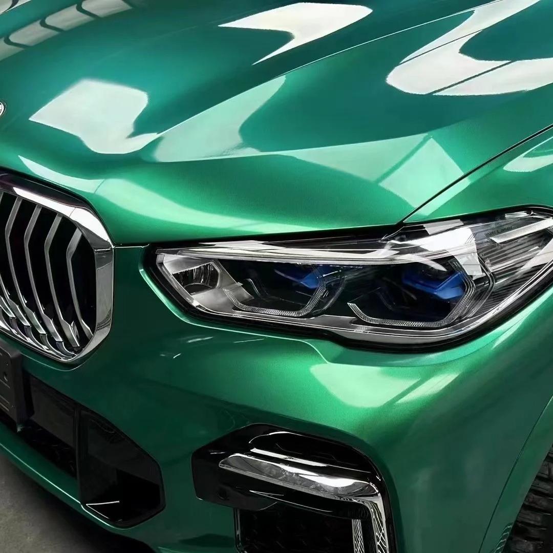 Best Gloss Metallic Isle Of Man Green Car Vinyl Wrap review Overall 01