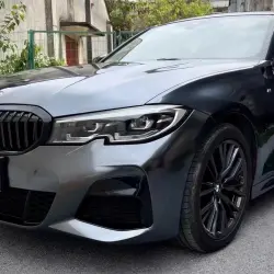Gloss Metallic Charcoal Grey Car Vinyl Wrap PET review Time 04