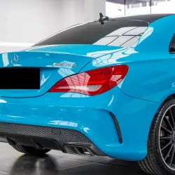 Gloss Miami Blue Car Vinyl Wrap Porsche PET review Found 03