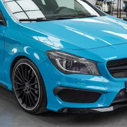 Gloss Miami Blue Car Vinyl Wrap Porsche PET review Found 04