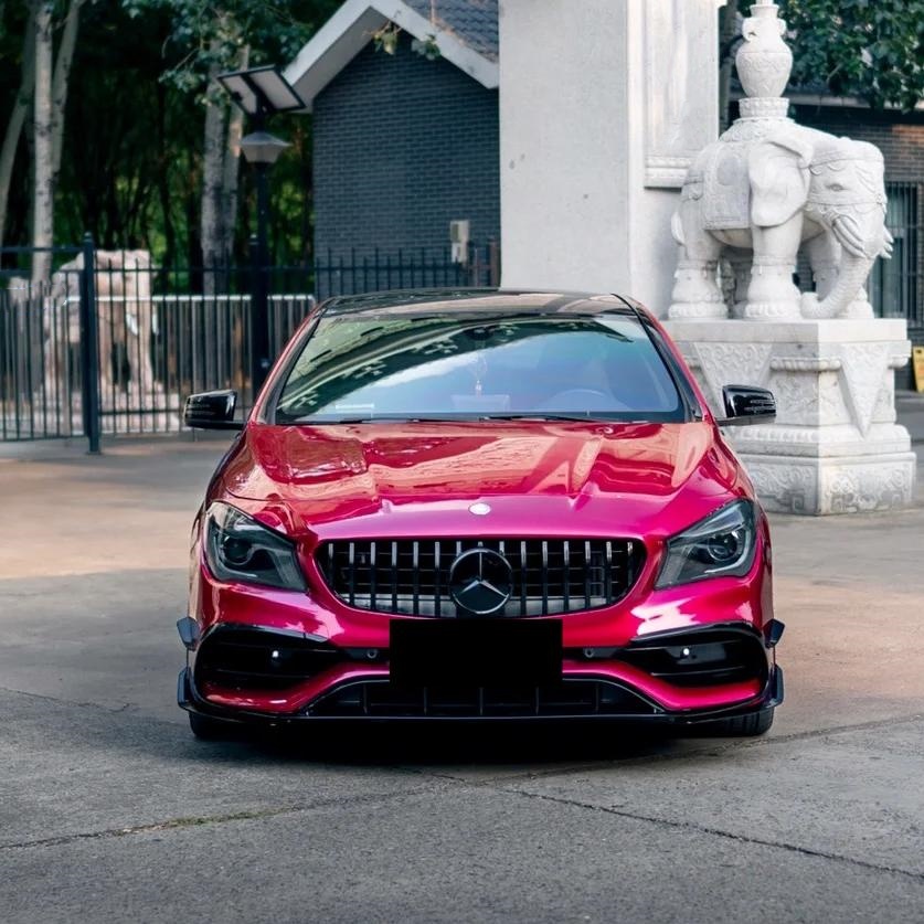 Gloss Metallic Rubellite Purple Car Vinyl Wrap PET  review Vinyl 02