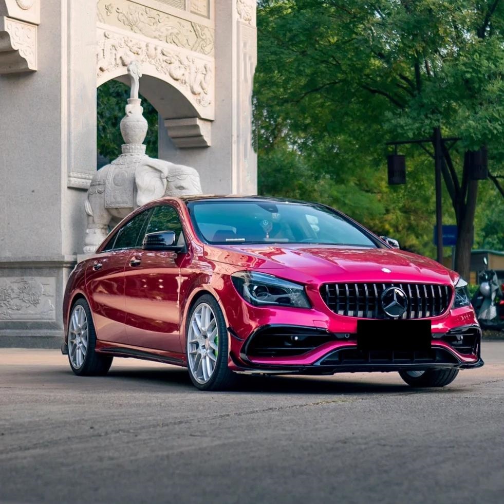 Gloss Metallic Rubellite Purple Car Vinyl Wrap PET  review Vinyl 03