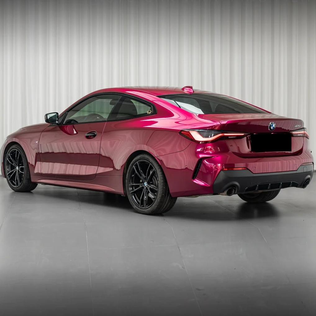 Gloss Metallic Rubellite Purple Car Vinyl Wrap PET  review Brand 02