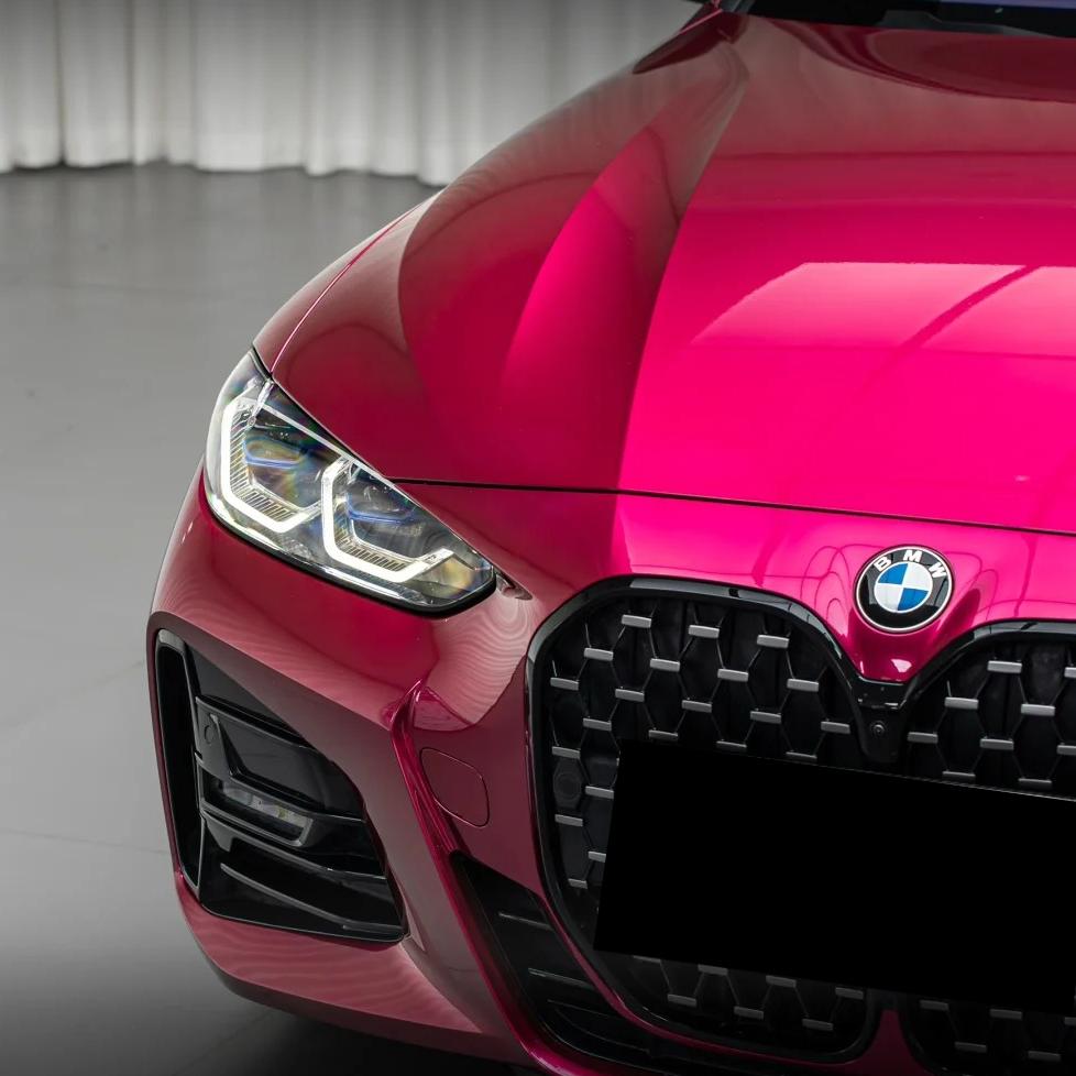 Gloss Metallic Rubellite Purple Car Vinyl Wrap PET  review Brand 03