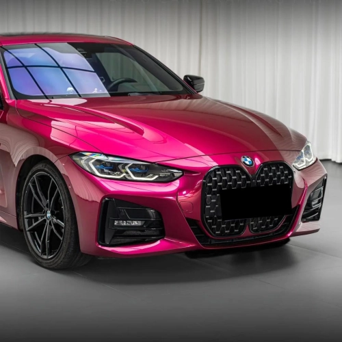Gloss Metallic Rubellite Purple Car Vinyl Wrap PET  reviewed by