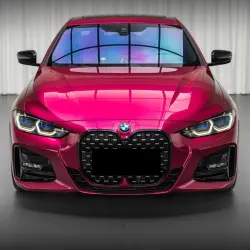 Gloss Metallic Rubellite Purple Car Vinyl Wrap PET Wildberry review Brand 05