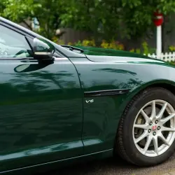 Gloss Crystal Dark Green Car Vinyl Wrap PET review Patience 04