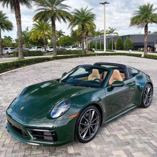 Gloss Crystal Dark Green Car Vinyl Wrap PET review 