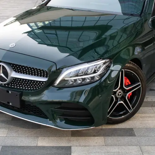 Gloss Crystal Dark Green Car Vinyl Wrap PET review 