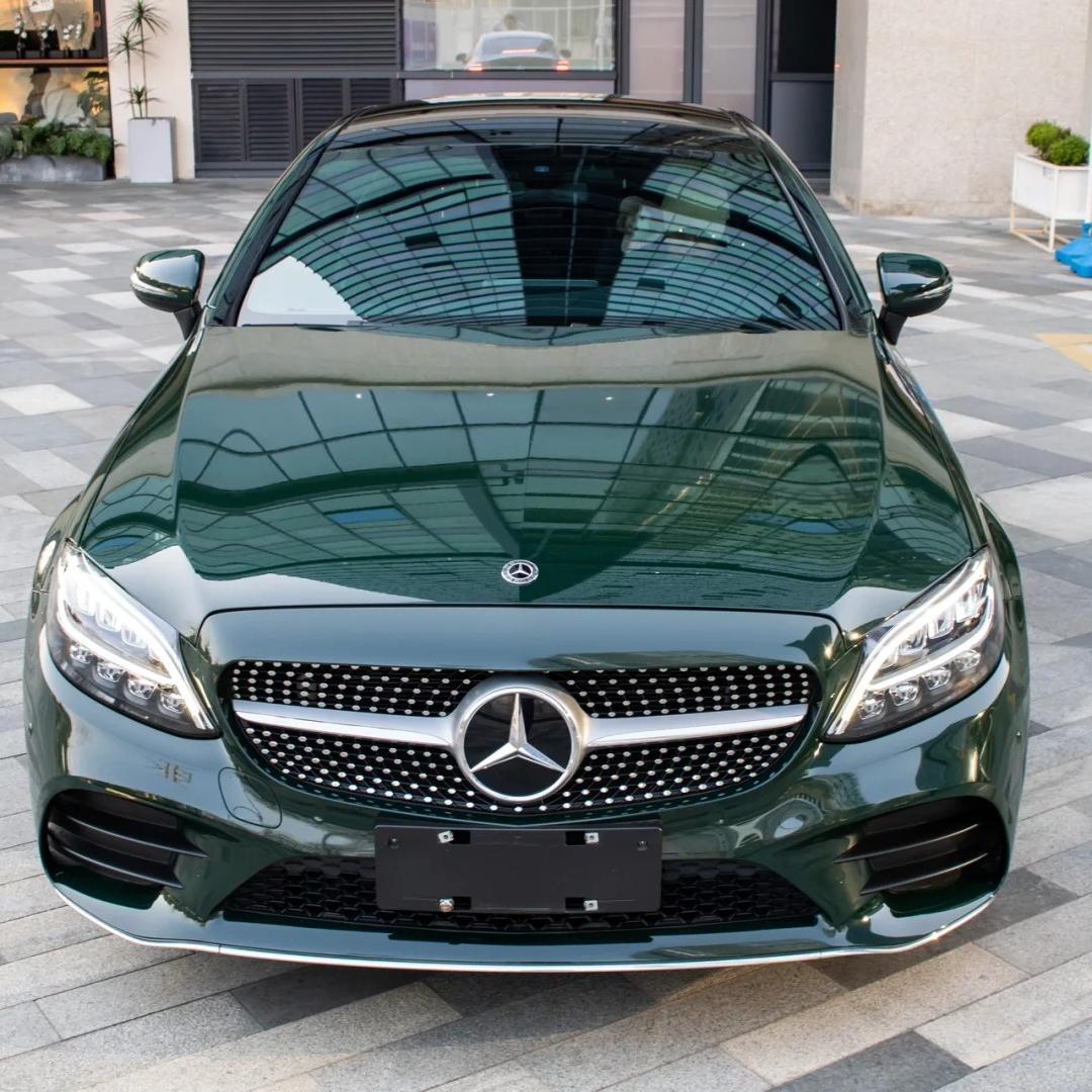 Gloss Crystal Dark Green Car Vinyl Wrap PET review Timeless 01