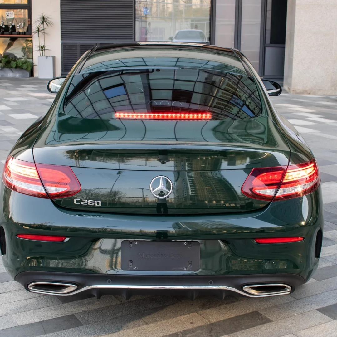 Gloss Crystal Dark Green Car Vinyl Wrap PET review Timeless 02