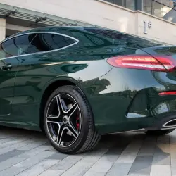 Gloss Crystal Dark Green Car Vinyl Wrap PET review Timeless 04