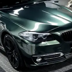 Glossy Paint Metalic Midnight Green Car Vinyl Wrap  review Midnight 01