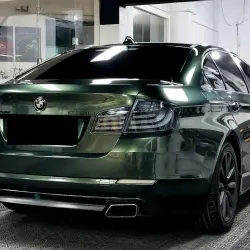 Glossy Paint Metalic Midnight Green Car Vinyl Wrap  review Midnight 04