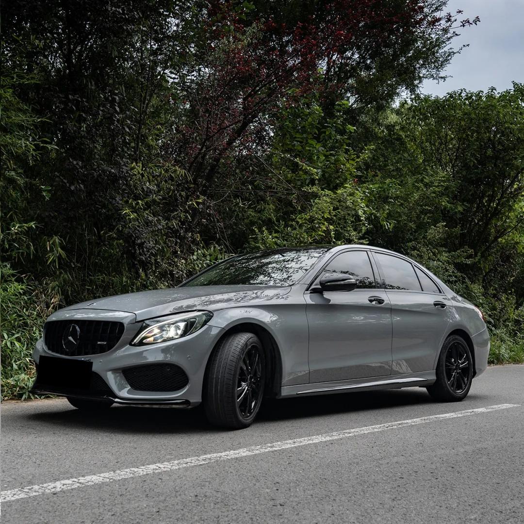 Gloss Nardo Grey Car Vinyl Wrap PET  review Finish 00