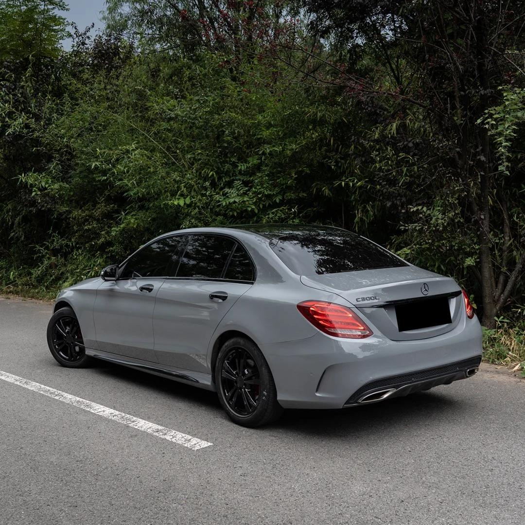 Gloss Nardo Grey Car Vinyl Wrap PET  review Finish 04