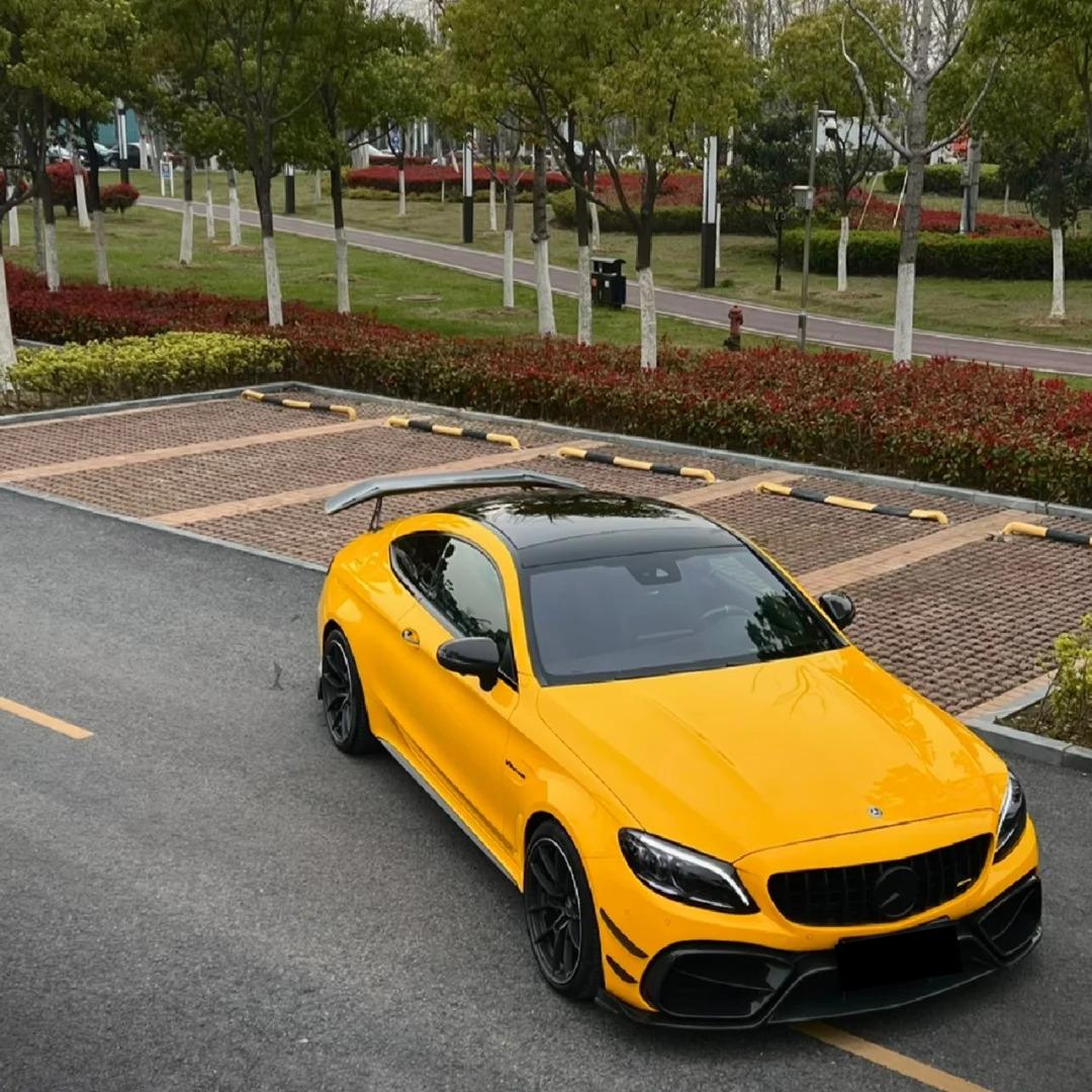 Gloss Sunflower Yellow Car Vinyl Wrap PET review Great 00