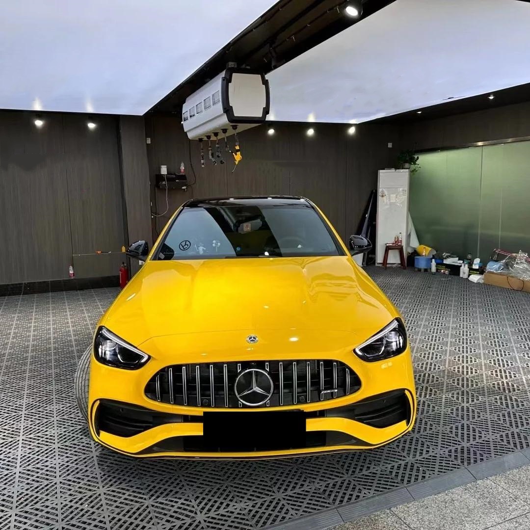 Gloss Sunflower Yellow Car Vinyl Wrap PET review Sunflower 01