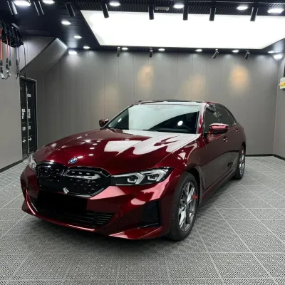 Ultra Glossy Liquid Dragon Red Car Vinyl Wrap PET review Liquid 01