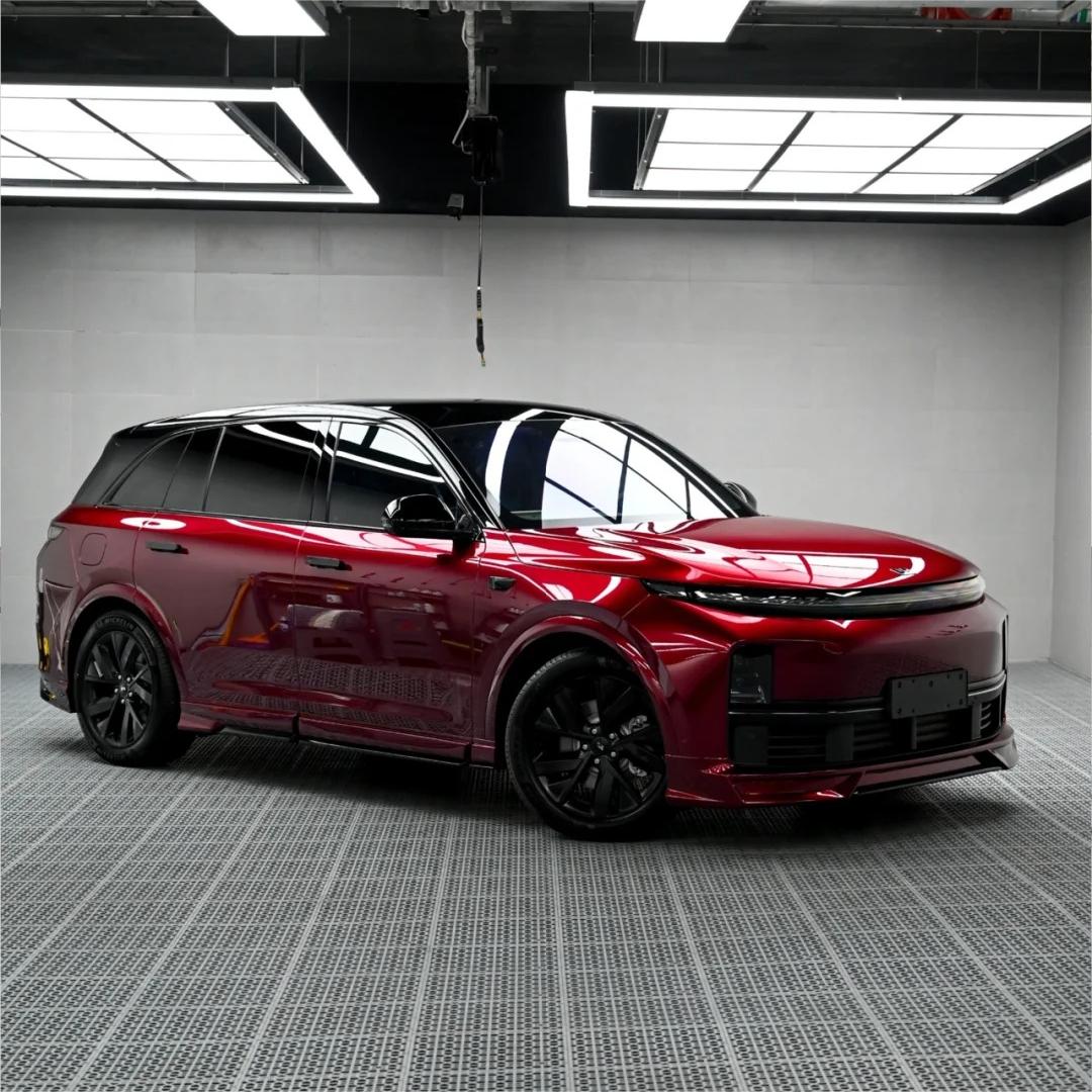 Ultra Glossy Liquid Dragon Red Car Vinyl Wrap PET review Dragon 00