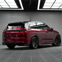 Ultra Glossy Liquid Dragon Red Car Vinyl Wrap PET review Dragon 04