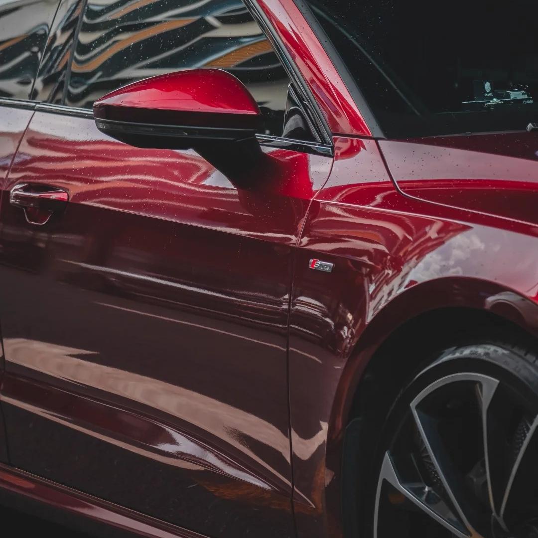 Ultra Glossy Liquid Dragon Red Car Vinyl Wrap PET review Beautiful 01