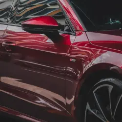 Ultra Glossy Liquid Dragon Red Car Vinyl Wrap PET review Beautiful 02