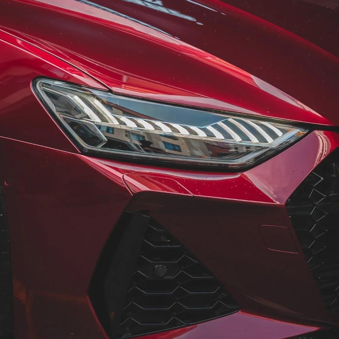 Ultra Glossy Liquid Dragon Red Car Vinyl Wrap PET review Beautiful 02