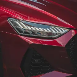 Ultra Glossy Liquid Dragon Red Car Vinyl Wrap PET review Beautiful 03