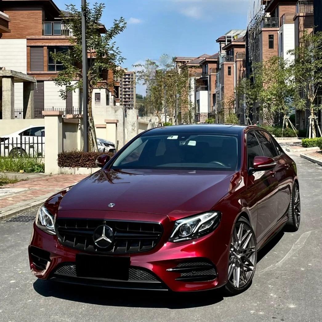 Ultra Glossy Liquid Dragon Red Car Vinyl Wrap PET review Paint 02