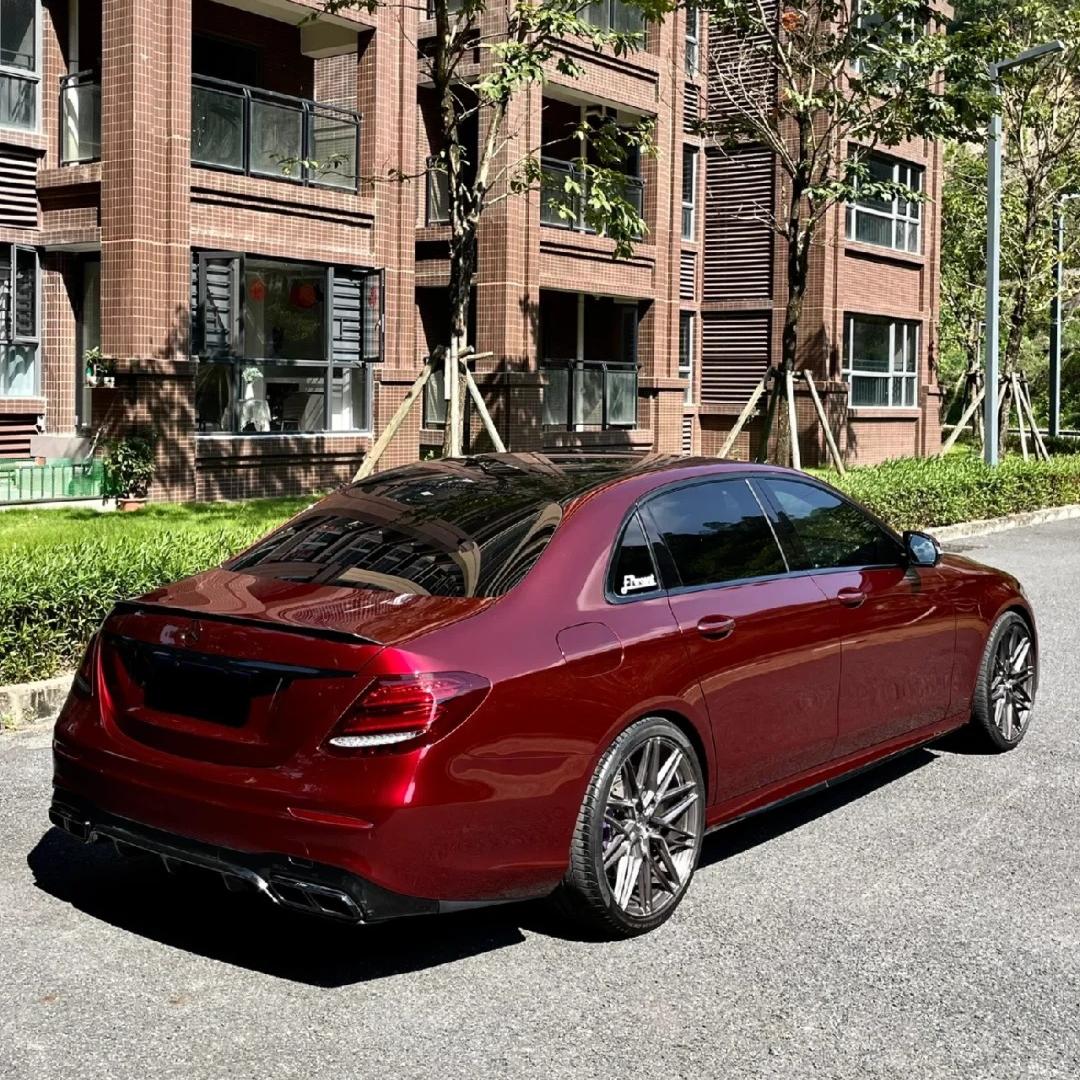 Ultra Glossy Liquid Dragon Red Car Vinyl Wrap PET review Paint 01