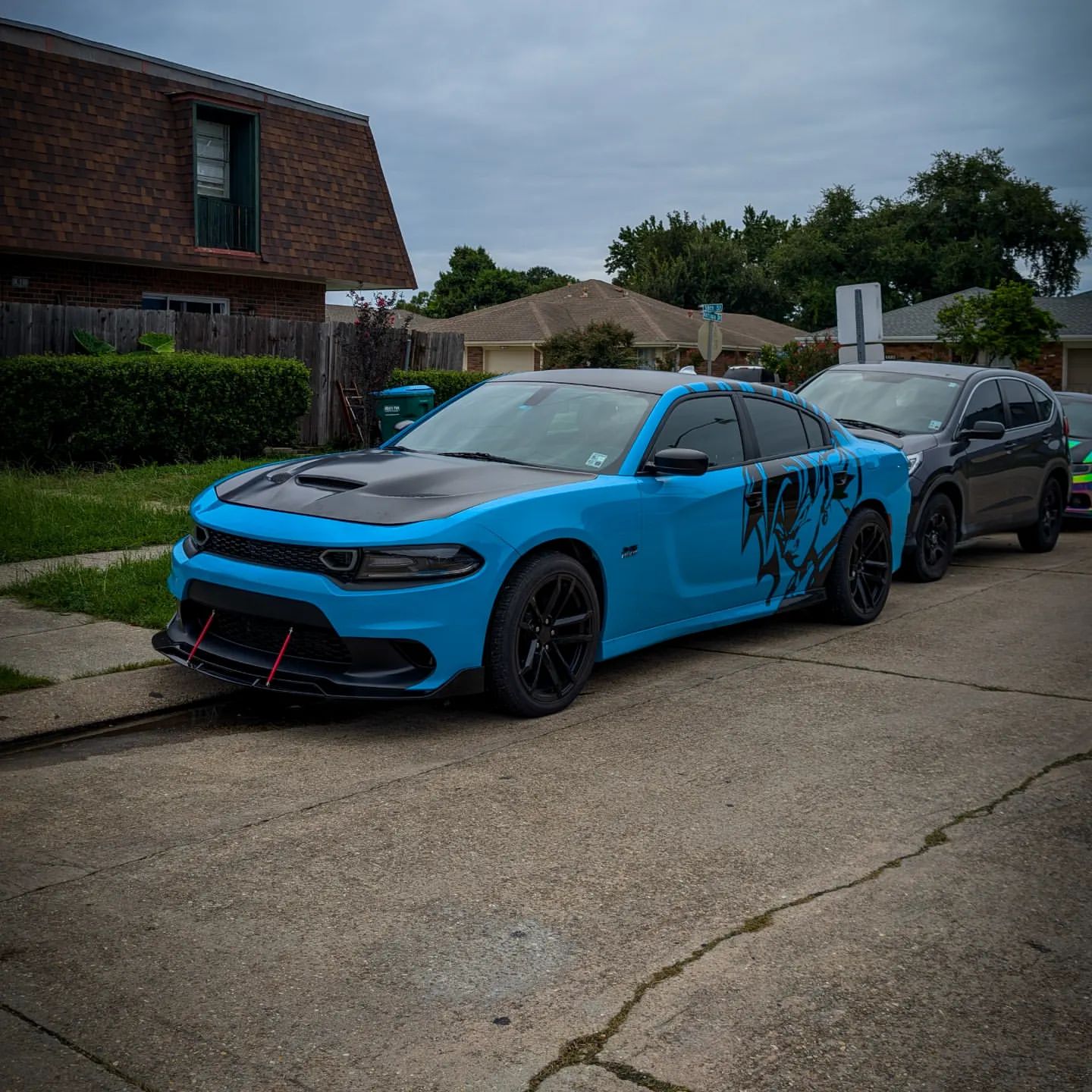 Gloss Miami Blue Car Vinyl Wrap Porsche PET review Gloss 07