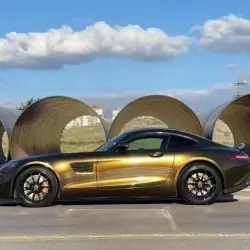 Gloss Metallic Midnight Gold Car Vinyl Wrap review Midnight 03