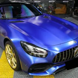 Matte Metallic Navy Blue Car Vinyl Wrap review Navy 01