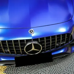 Matte Metallic Navy Blue Car Vinyl Wrap review Navy 02