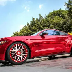Gloss Mirror Chrome Red  Car Vinyl Wrap review Chrome 03