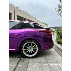 Gloss Metallic Grape Purple Car Vinyl Wrap PET review Purple