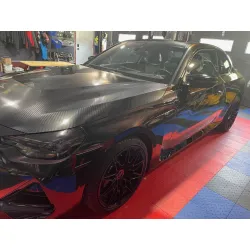 4D Best Carbon Seller - Gloss Black Carbon Fiber Car Vinyl Wrap review Québec 02