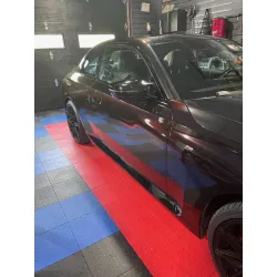 Gloss Diamond Chameleon Black Red Vinyl Wrap review Québec 02