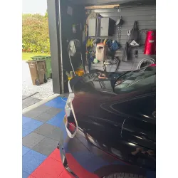 Gloss Diamond Chameleon Black Red Vinyl Wrap review Québec 05