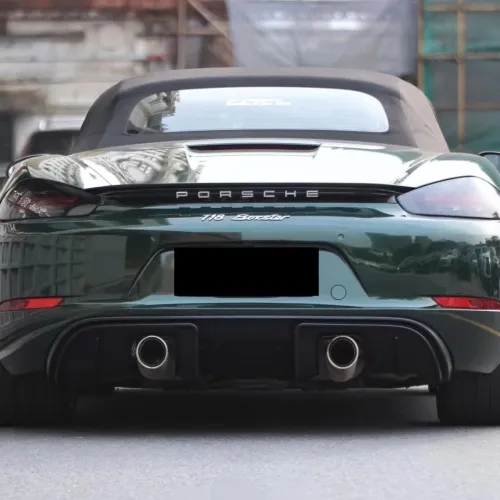 Gloss Metallic Oak Green Car Vinyl Wrap Porsche PET review 