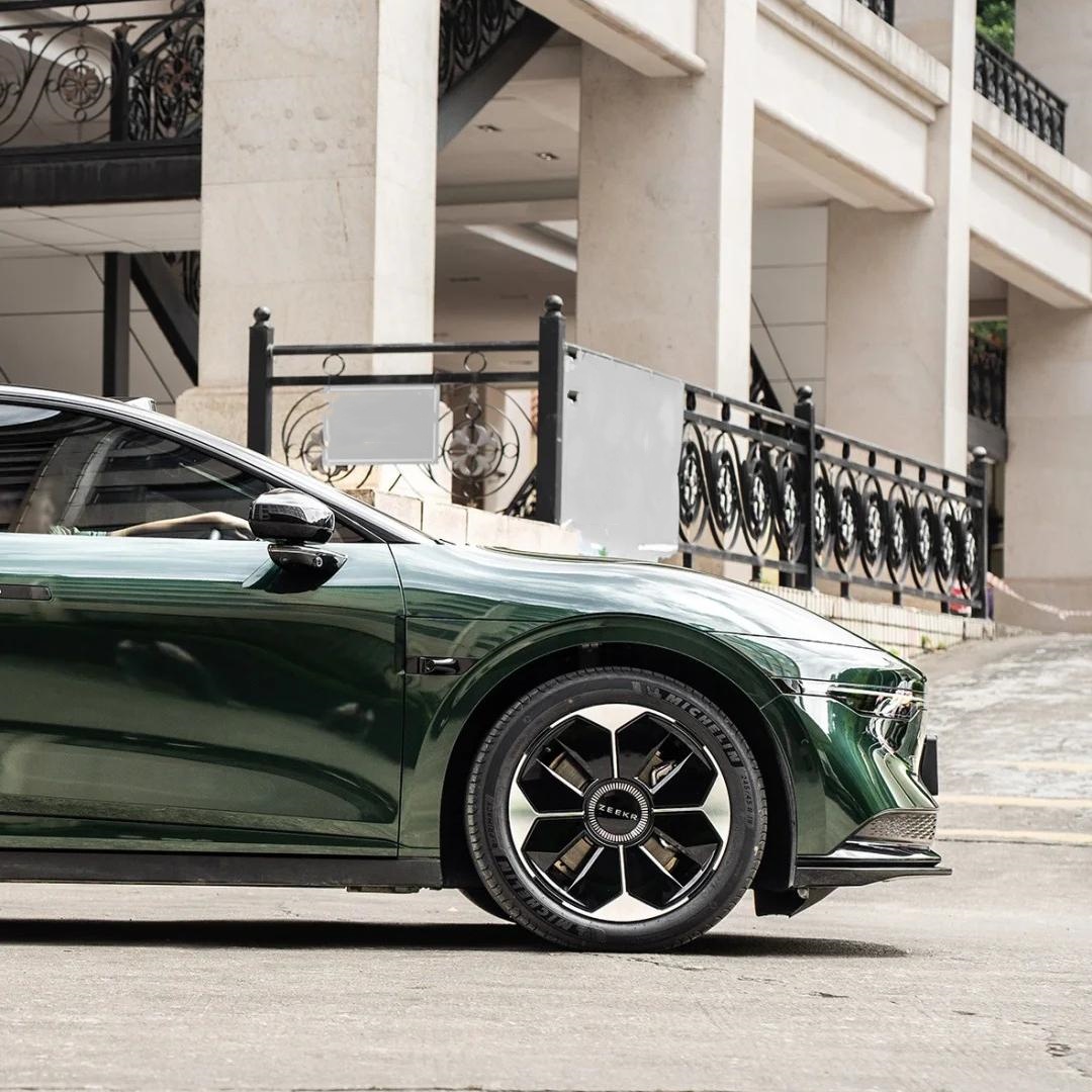 Gloss Metallic Oak Green Car Vinyl Wrap Porsche PET review Others 03