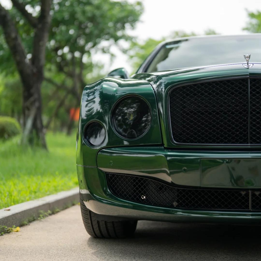 Gloss Metallic Oak Green Car Vinyl Wrap Porsche PET review Different 02