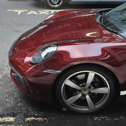 Gloss Metallic Black Cherry Red Car Vinyl Wrap PET reviewed by