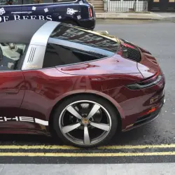 Gloss Metallic Black Cherry Red Car Vinyl Wrap review Metallic 02